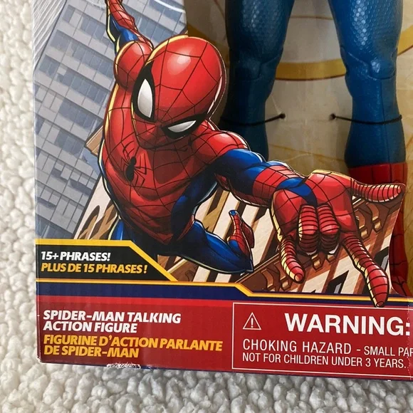 *NIB* Marvel 13" Spider-Man Talking Action Figure - Picture 5 of 9